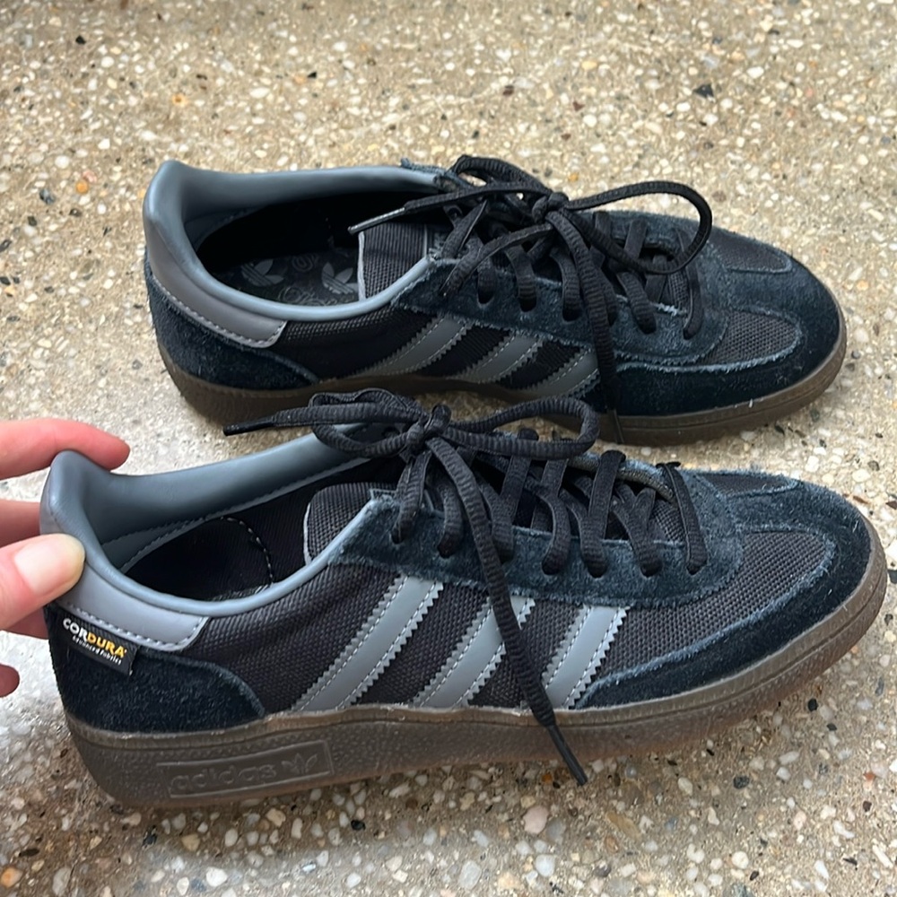 Adidas Spezial. Black and Grey. US men’s 4.5. UK 4.